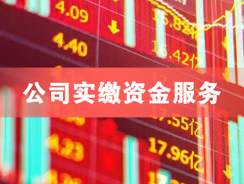 淮安公司实缴资金服务